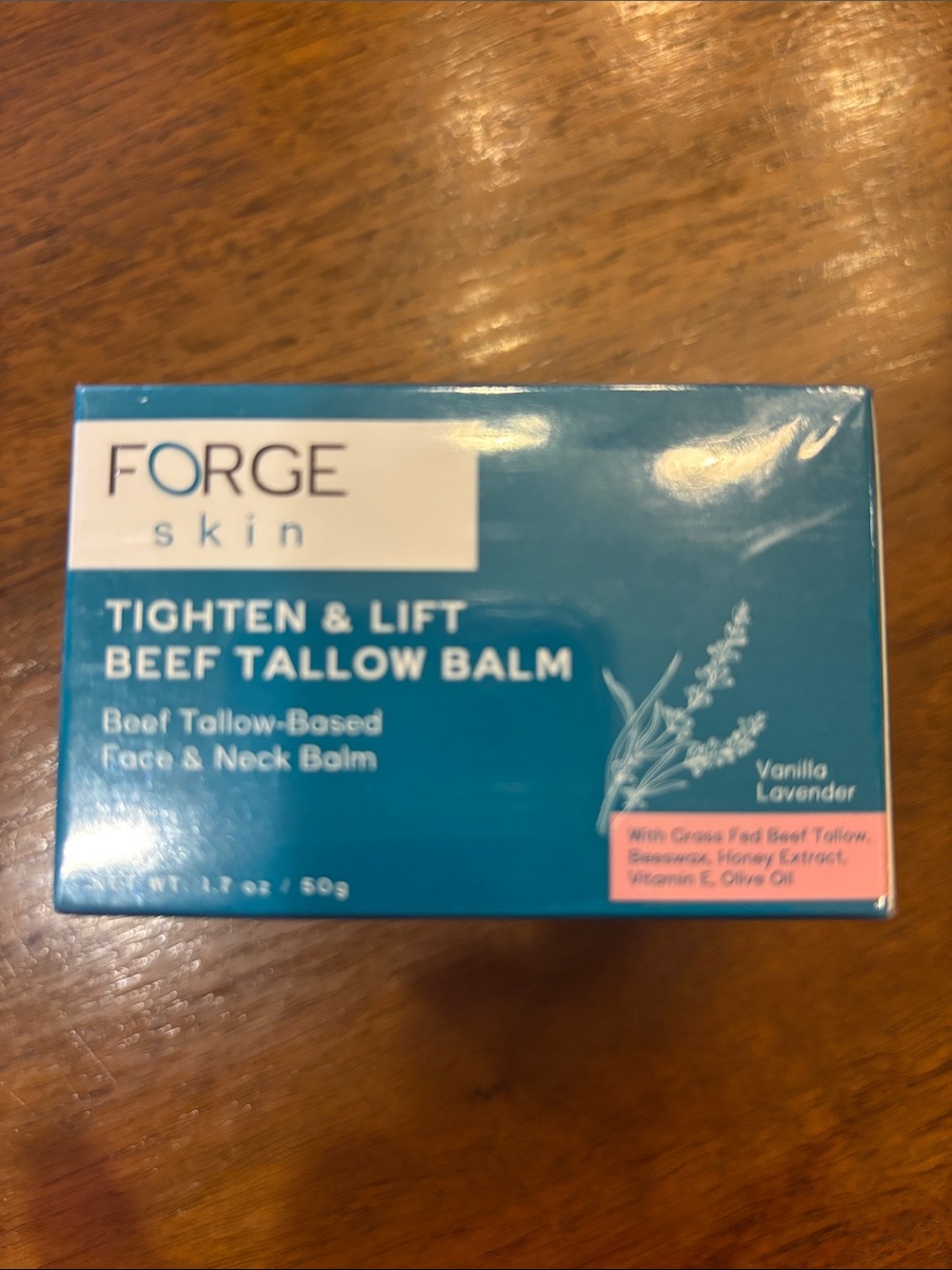 Tighten & Lift Beef Tallow Balm – Blue (Vanilla Lavender)